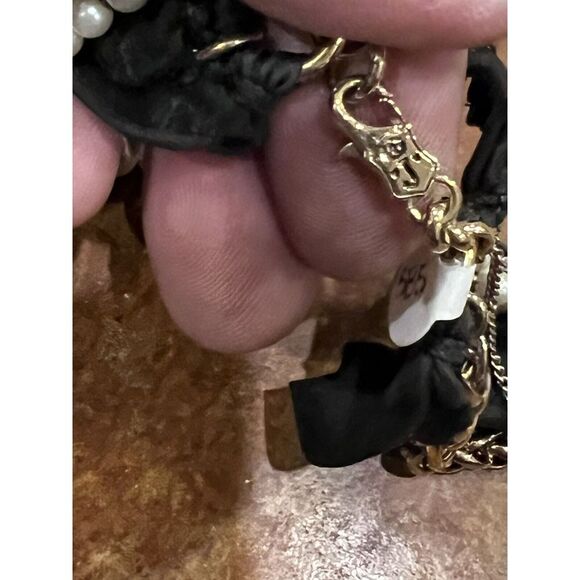 Juicy Couture Multi Chain Strand Necklace Vintage Mixed Tone Rare - Picture 3 of 3